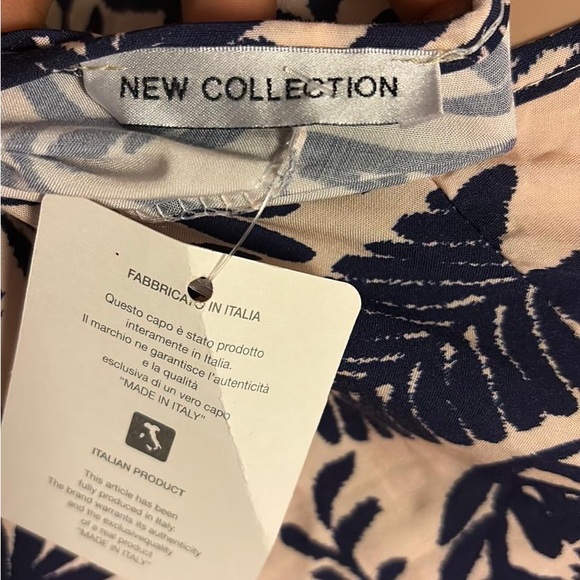 Navy and Cream Maxi Dress - Picture 6 of 14